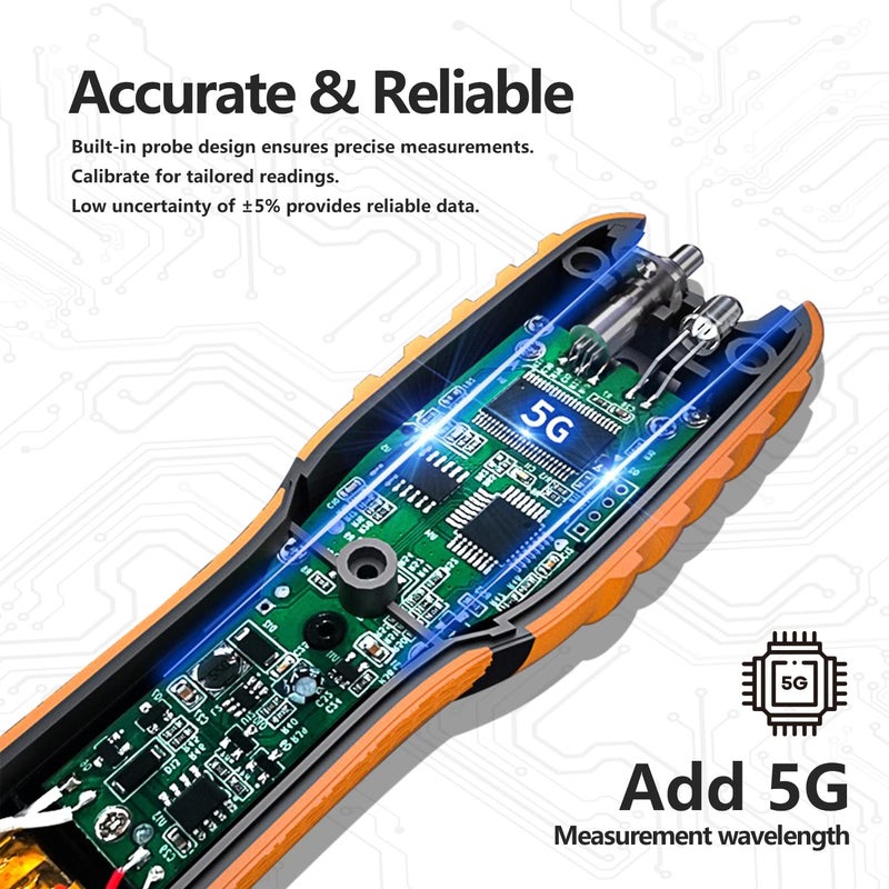 YGGYM Mini Optic Fiber Cable Tester with 400mAh Lithium Battery, Optical Fiber Power Meter for FC/SC/ST Universal Connector - Image 3
